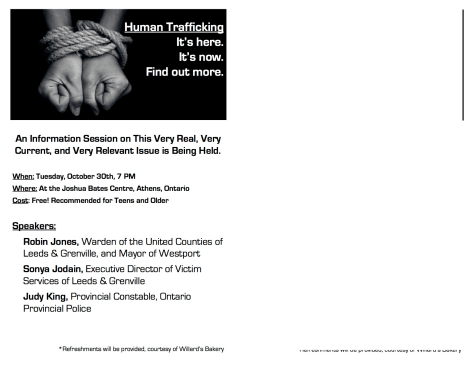 Human Trafficking Flyer